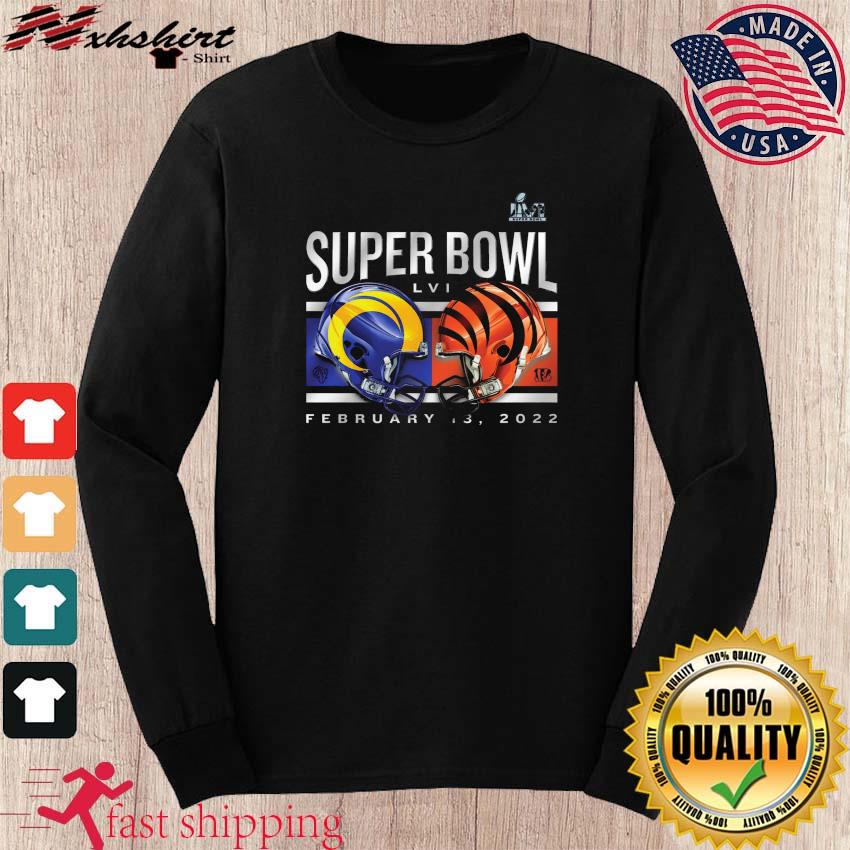 Cincinnati Bengals Los Angeles Rams 2022 LVI Super Bowl Shirts,Sweater,  Hoodie, And Long Sleeved, Ladies, Tank Top