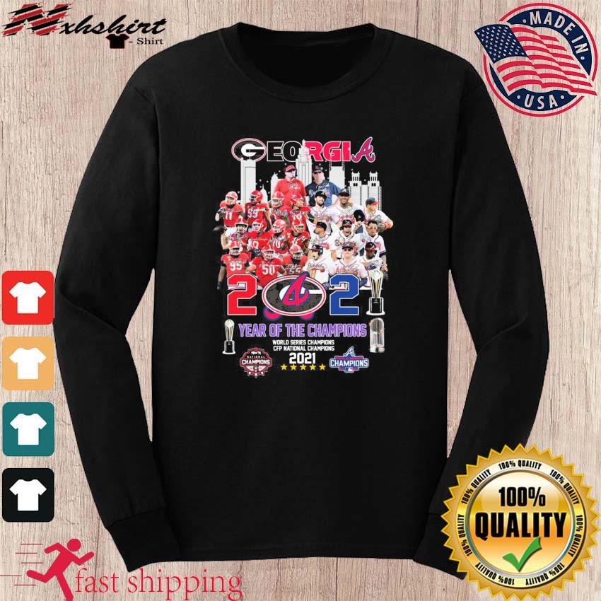 Georgia Bulldogs And Atlanta Braves Year Of The Champions Shirt, hoodie,  sweater, long sleeve and tank top