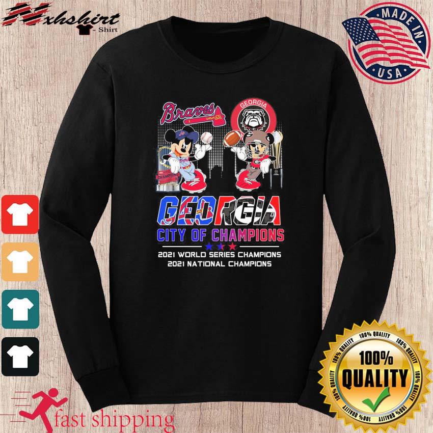 Georgia National Champion Georgia Bulldogs vs Atlanta Braves shirt