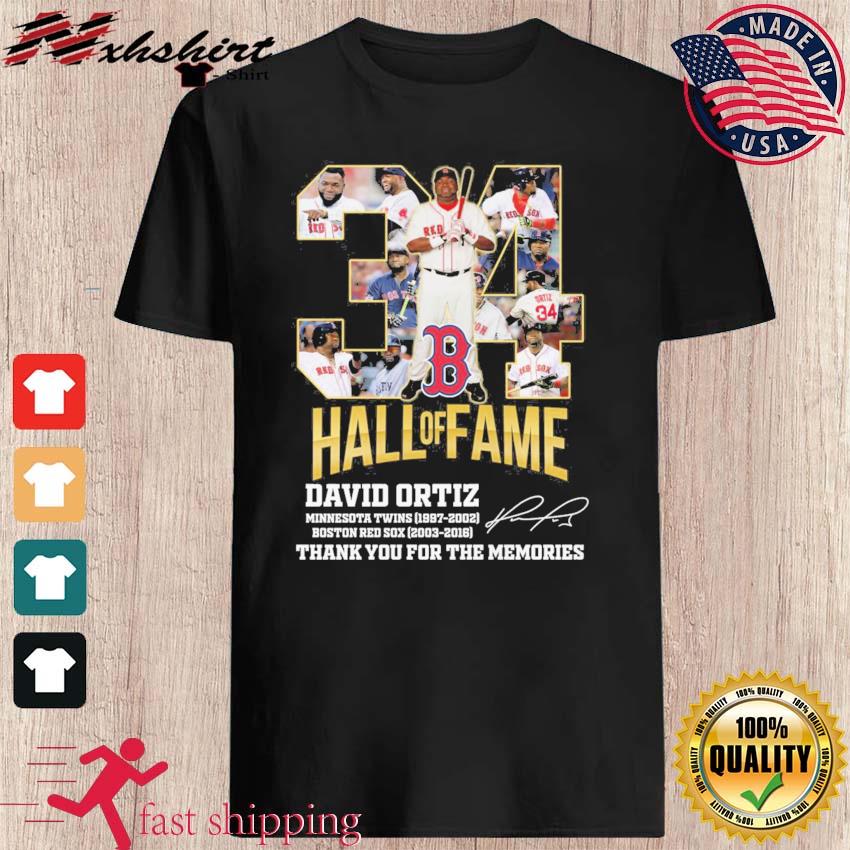 David Ortiz Boston Red Sox Hall Of Fame shirt, hoodie, sweater, long sleeve  and tank top