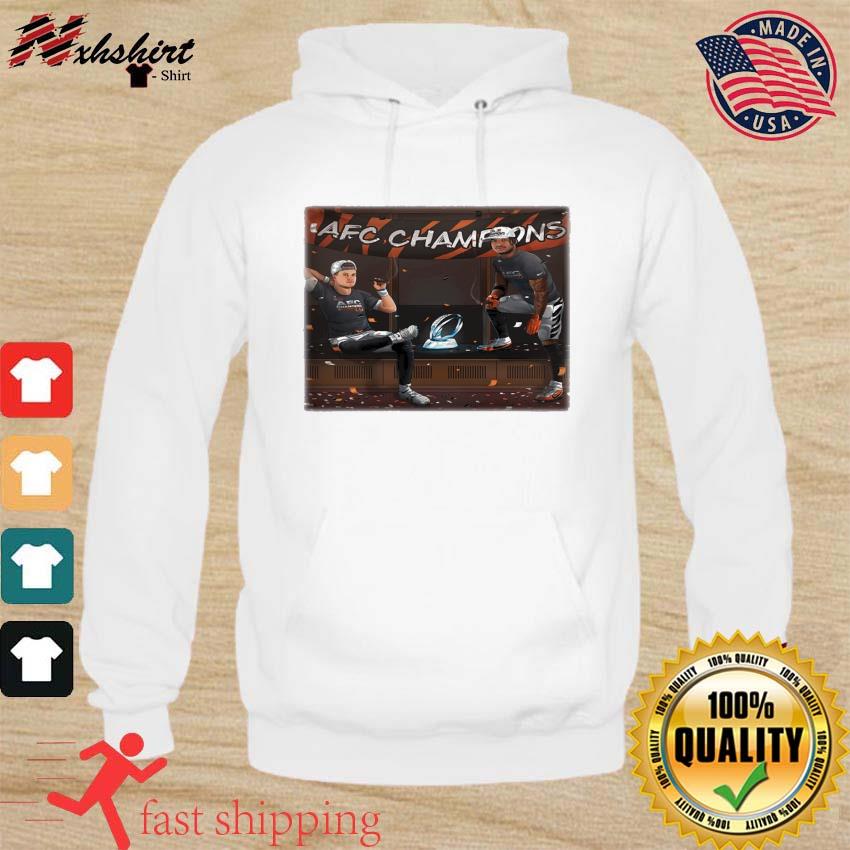 Joe Burrow And Ja'Marr Chase Bengals AFC Championship Shirt, hoodie,  sweater, long sleeve and tank top