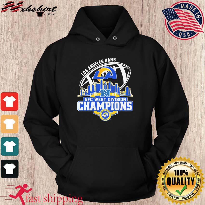 Rams 2021 nfc west division champions shirt, hoodie, sweater, long