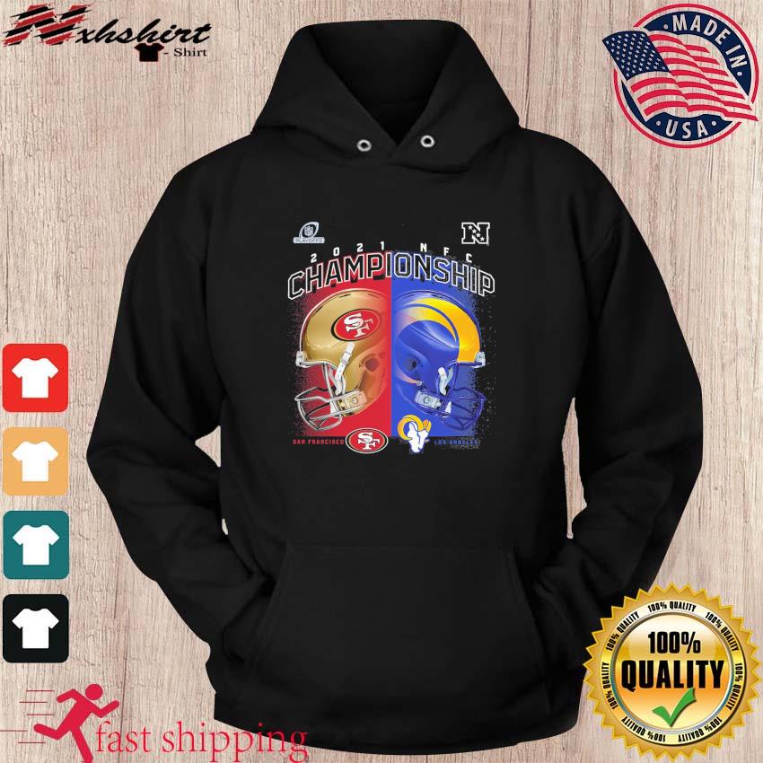 Los Angeles Rams vs. San Francisco 49ers 2021 NFC Championship Head to Head  Matchup T-Shirt, hoodie, sweater, long sleeve and tank top