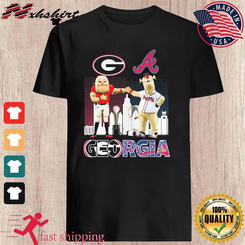 Mascot Atlanta Braves World Series Champions And Georgia Bulldogs