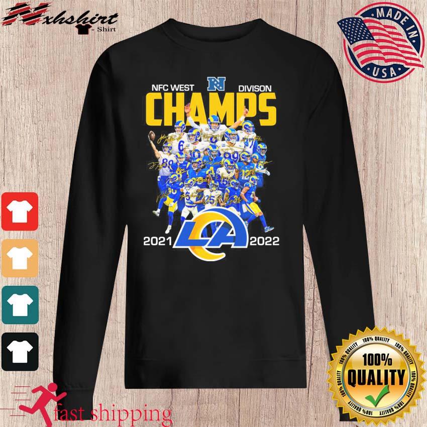 Los angeles rams nfc champions 2021 nfl football fan shirt los angeles rams  champions shirt, hoodie, longsleeve tee, sweater