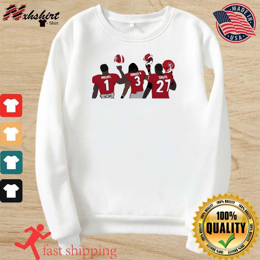 Nick Chubb, Sony Michel, Todd Gurley Georgia Football Shirt, hoodie,  sweater, long sleeve and tank top