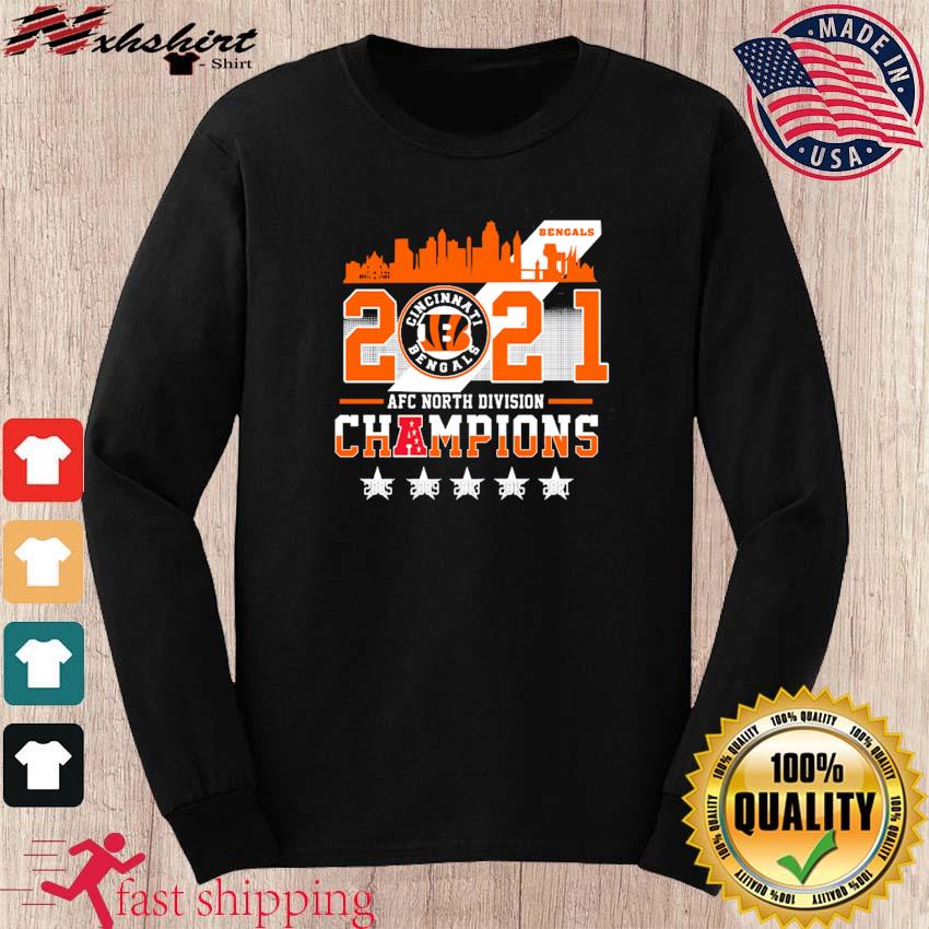 Official Cincinnati Bengals AFC North Division Champions shirt, hoodie,  sweater, long sleeve and tank top