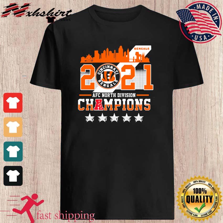 Cincinnati Bengals AFC North Division Champions shirt, hoodie, sweater,  long sleeve and tank top