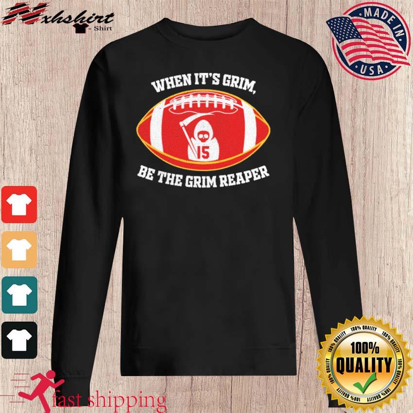 Patrick Mahomes Shirt Mvpat Mahomes Grim Reaper Be the Grim 