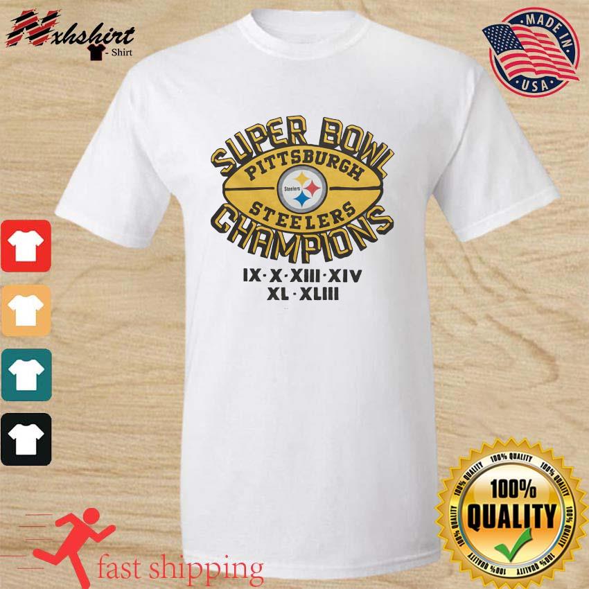 Six Time Champs Pittsburgh Steelers Shirt