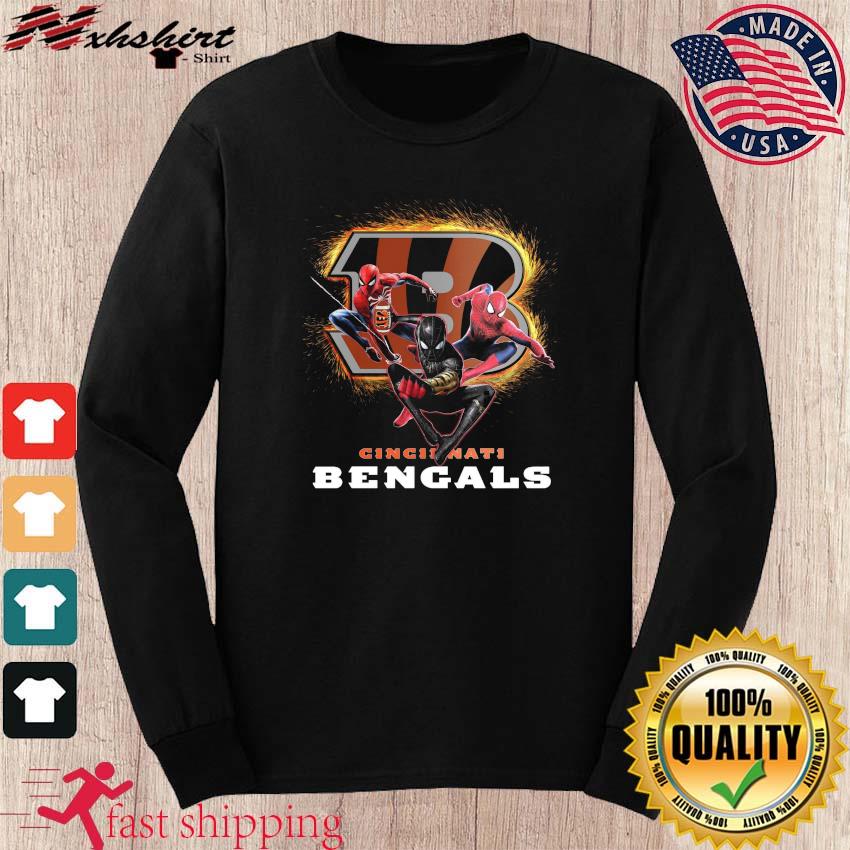 Spider-Man Cincinnati Bengals AFC Champions Shirt, hoodie, sweater