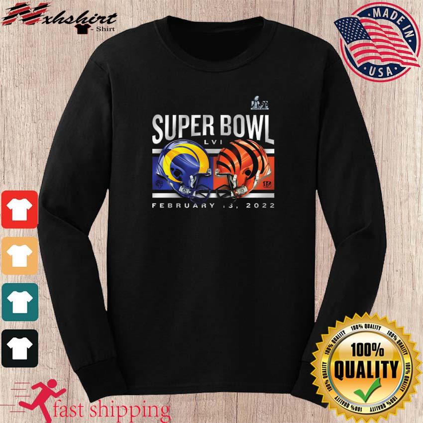 Official Los Angeles Rams vs Cincinnati Bengals Super Bowl LVI shirt,  hoodie, sweater, long sleeve and tank top