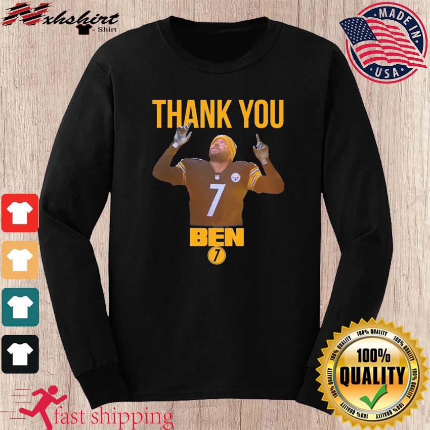 Thank You 7 Big Ben Roethlisberger Pittsburgh Steelers NFL Unisex T-Shirt -  REVER LAVIE