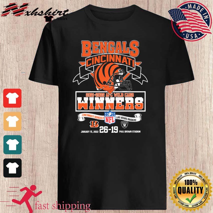 The Cincinnati Bengals 2021 2022 AFC Wild Card Winners Shirt, hoodie,  sweater, long sleeve and tank top