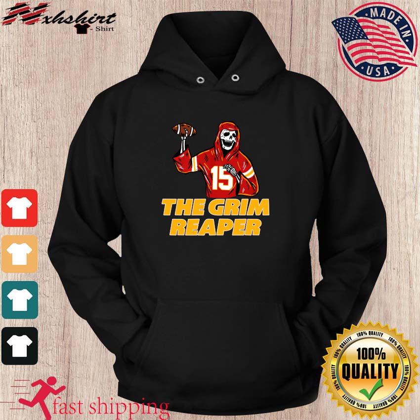 Patrick Mahomes Mahomes Grim Reaper Be The Grim Reaper Chiefs Shirt,Sweater,  Hoodie, And Long Sleeved, Ladies, Tank Top