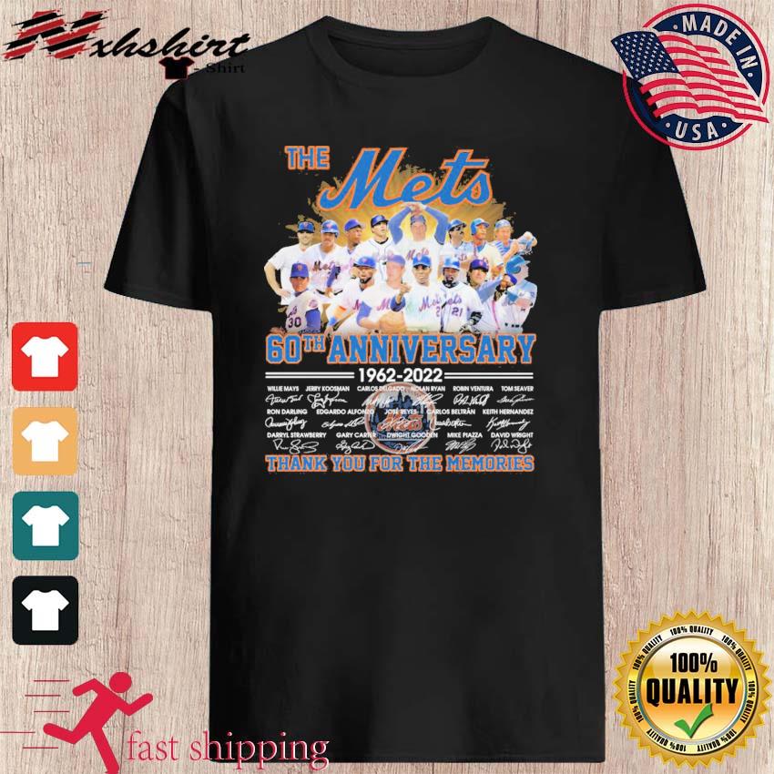 The New York Mets Team 60th Anniversary 1962 2022 Signatures Thank