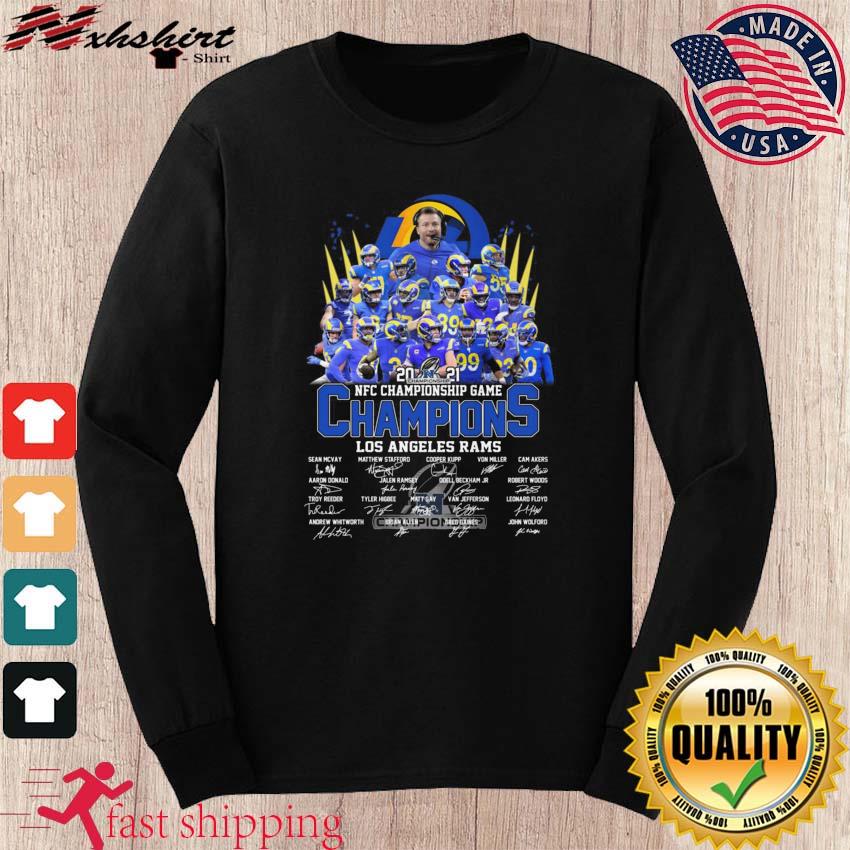 Official Nfc champions 2021 2022 los angeles rams shirt, hoodie, sweater,  long sleeve and tank top