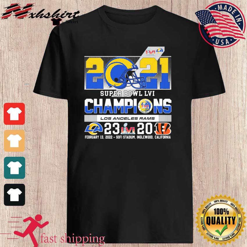 Official Cincinnati Bengals and Los Angeles Rams Super bowl LVI Champions  shirt, hoodie, sweater, long sleeve and tank top