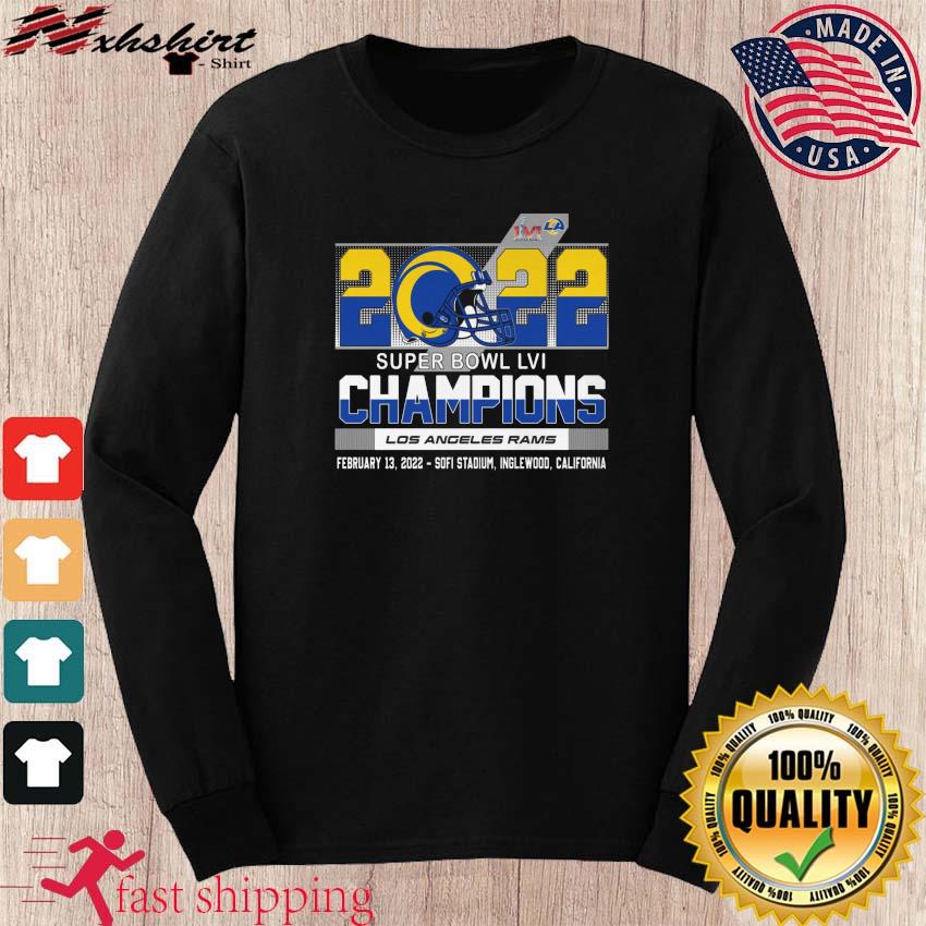 Los Angeles Rams Super Bowl LVI Champions 13 2022 shirt, hoodie, sweater,  long sleeve and tank top