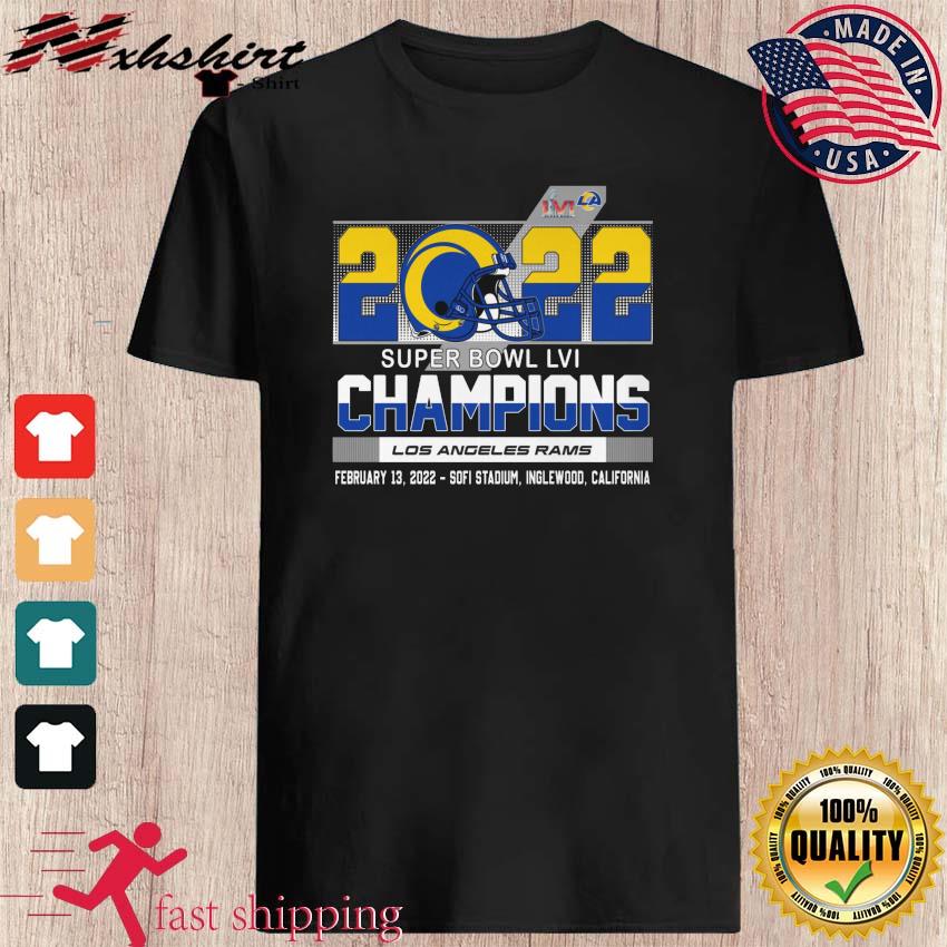 Get los angeles rams champions super bowl lvi 2022 Shirt For Free