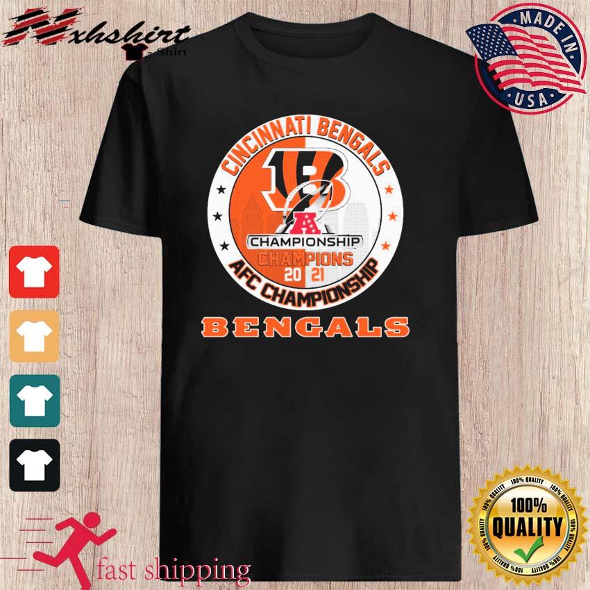 2022 AFC Conference Champions Cincinnati Bengals T-Shirt - REVER LAVIE