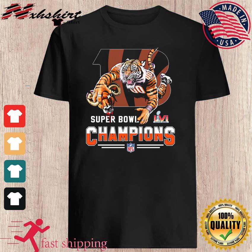 Rams Beat Bengals Wins Champions Super Bowl 2022 T-Shirt - REVER LAVIE