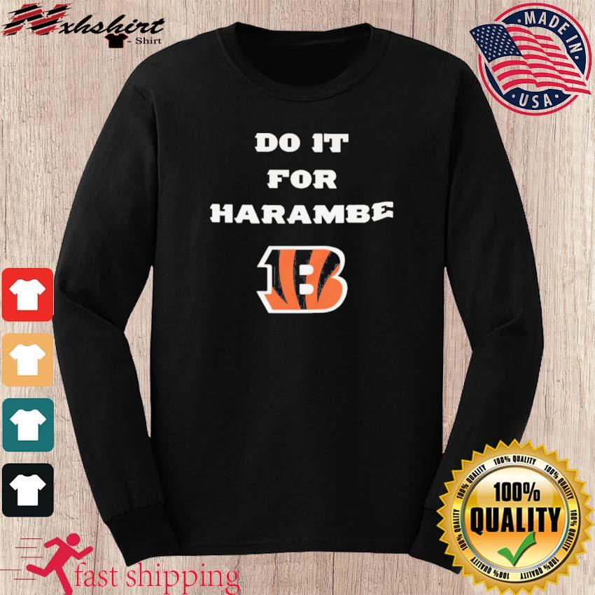 Bengals Do It For Harambe Shirt, hoodie, sweater, long sleeve and