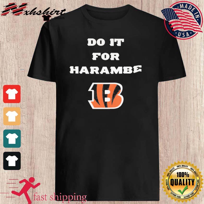 Cincinnati Bengals Do It For Harambe Shirt, hoodie, sweater, long sleeve  and tank top