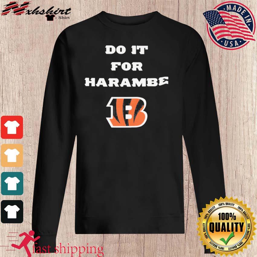 Bengals Do It For Harambe Shirt, hoodie, sweater, long sleeve and