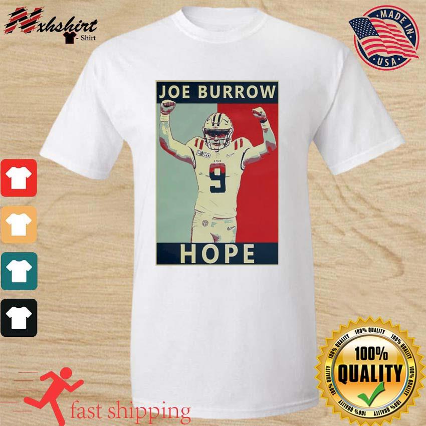 Joe Burrow 9 Cincinnati Bengals Hope T-Shirt