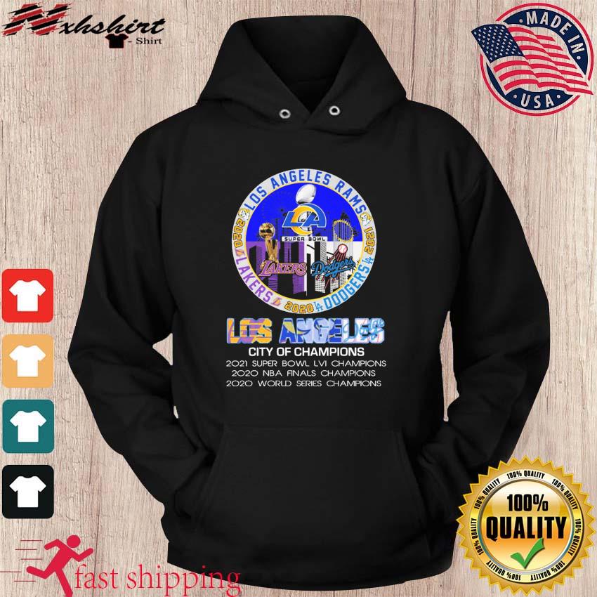 Los Angeles Lakers Dodgers Rams City Champions shirt, hoodie, sweatshirt  and tank top