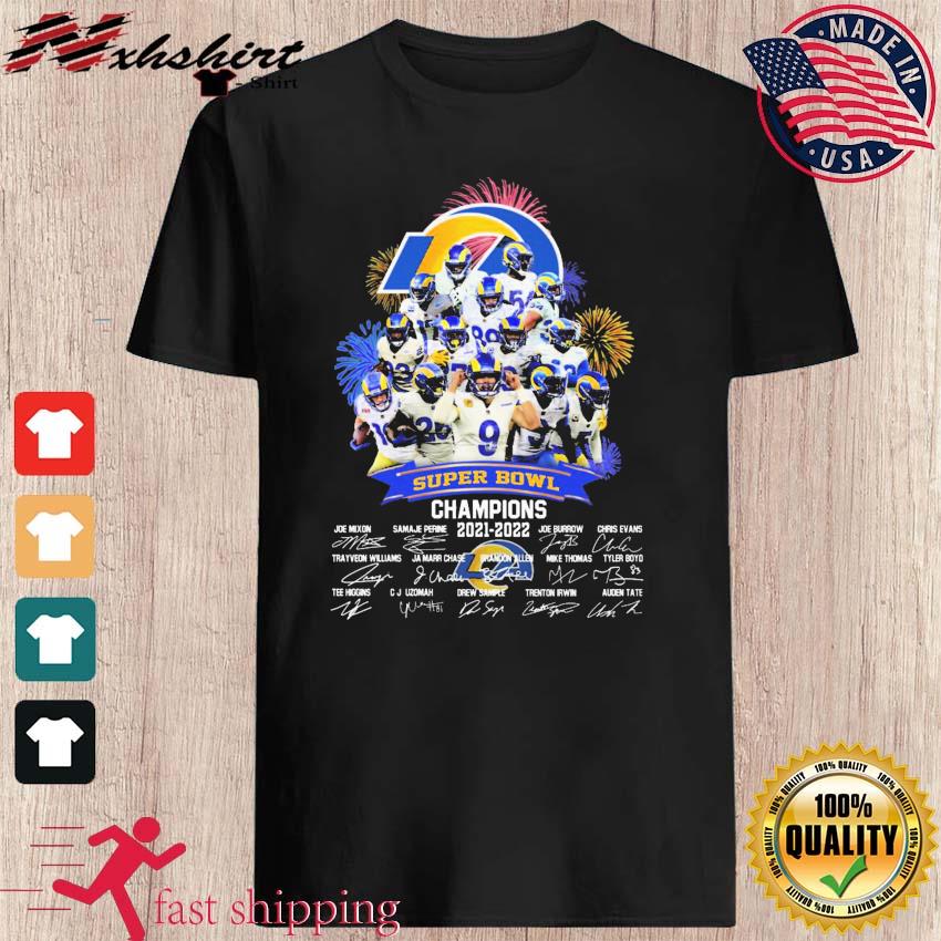 Official super Bowl Team LA Rams Champions 2022 T-Shirt, hoodie