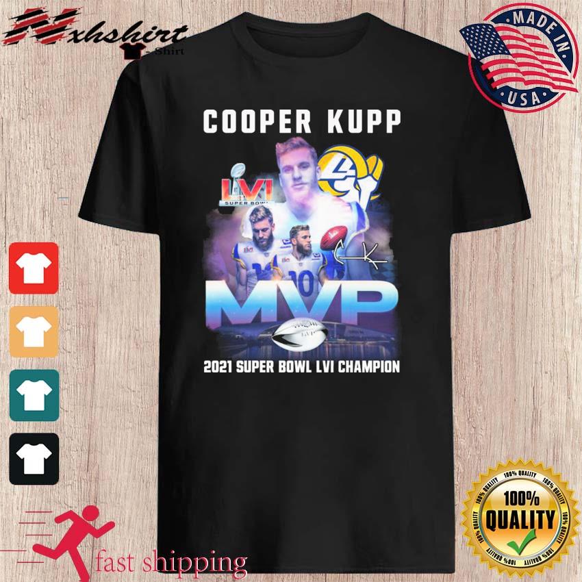 Cooper Kupp MVP 2021 Super Bowl LVI Champion Signature Shirt, hoodie,  sweater, long sleeve and tank top