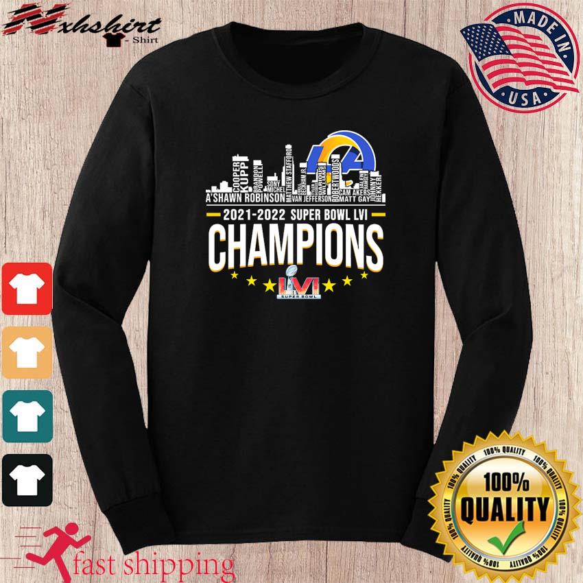 LA Rams 2021-2022 Super Bowl LVI Champions t-shirt, hoodie, sweater, long  sleeve and tank top