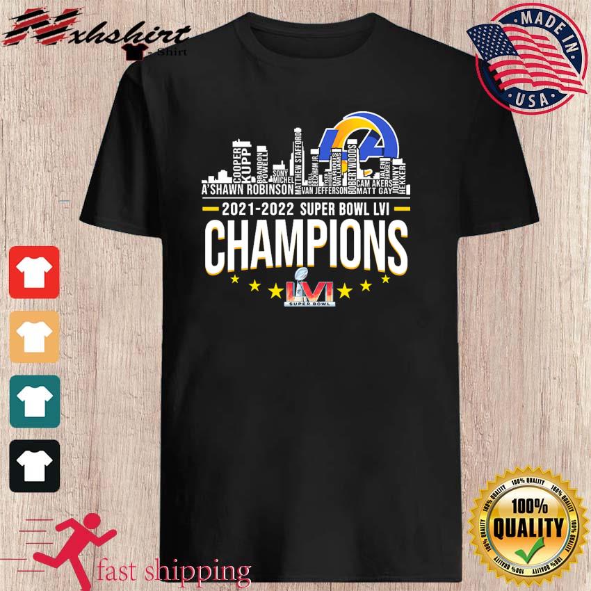 LA Rams 2021-2022 Super Bowl LVI Champions t-shirt, hoodie