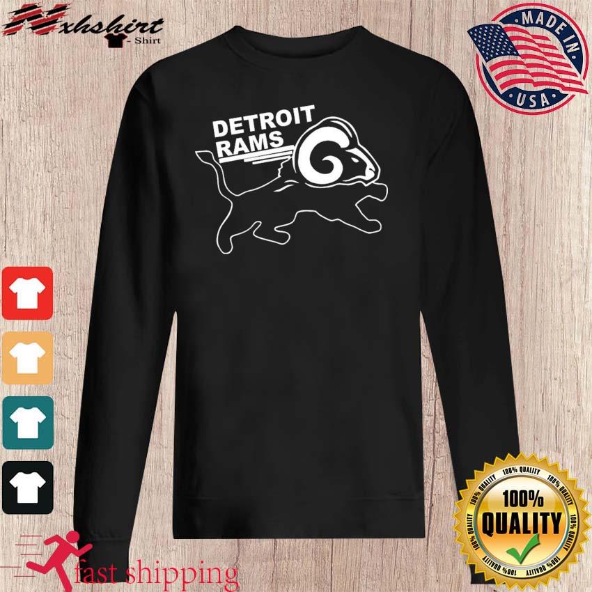 Detroit Rams logo T-shirt