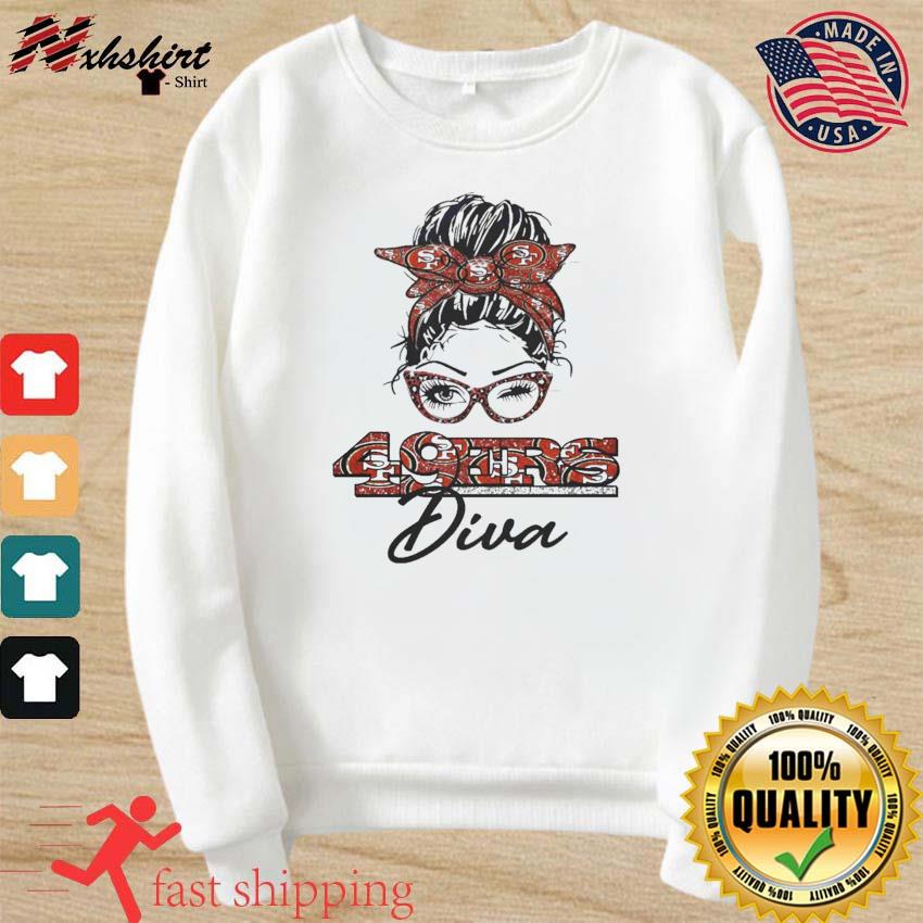 49ers Life San Francisco 49ers Messy Bun Girl With, 56% OFF