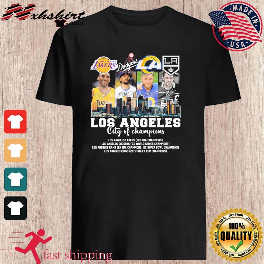 Official los Angeles Lakers Dodgers Rams City Champions Shirt, hoodie,  sweater, long sleeve and tank top