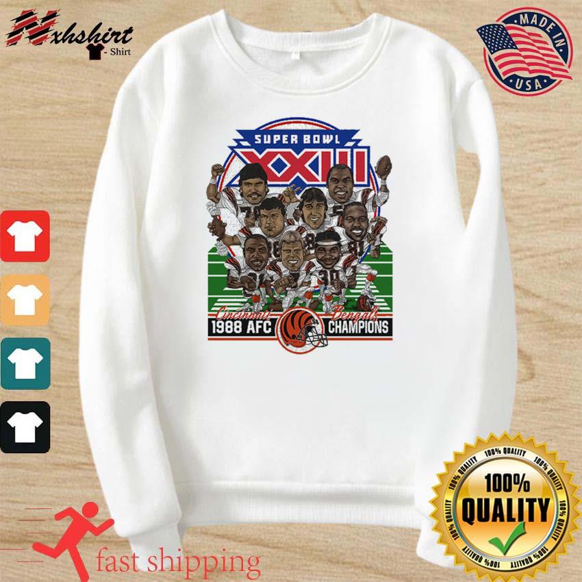 1988 Cincinnati Bengals AFC Champs national football league welcome to the  jungle shirt, hoodie, sweater, long sleeve and tank top