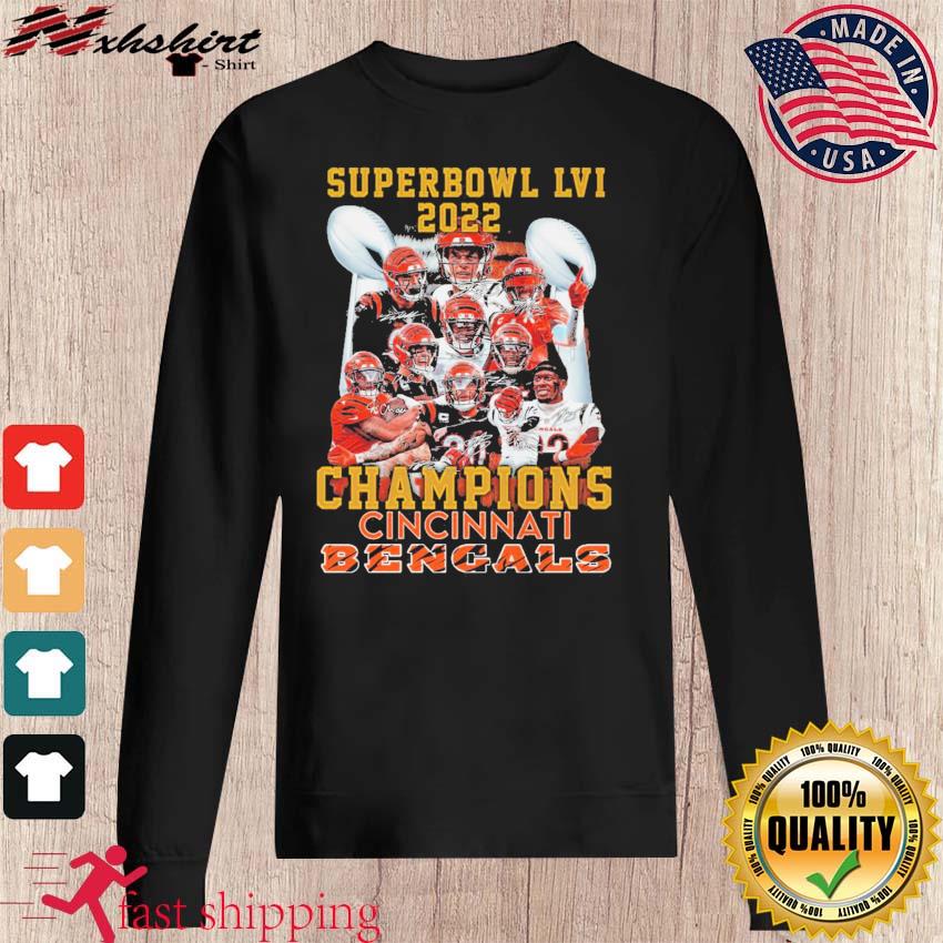2022 Bengals Super Bowl LVI Champions shirt, hoodie, sweater, long