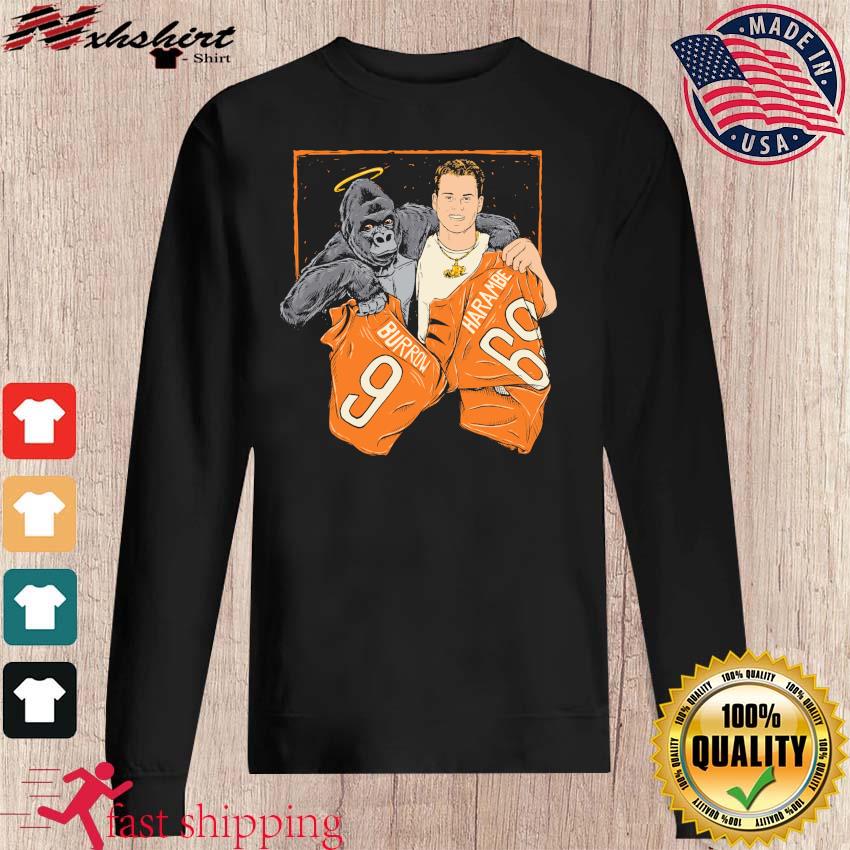 The Cincinnati Jersey Swap Joe Burrow And Harambe Shirt | Essential T-Shirt