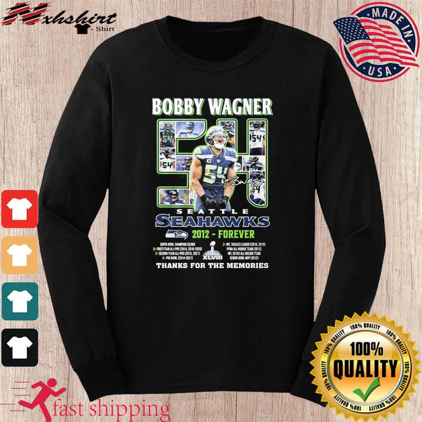 Thank You Bobby Wagner 10 Years Of Seattle Seahawks 2012 2022 Signatures  Shirt, hoodie, sweater, long sleeve and tank top