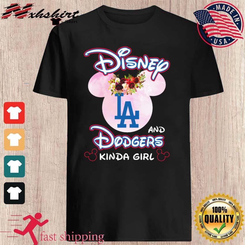 Disney Mickey And Los Angeles Dodgers Kinda Girl Shirt, hoodie, sweater,  long sleeve and tank top