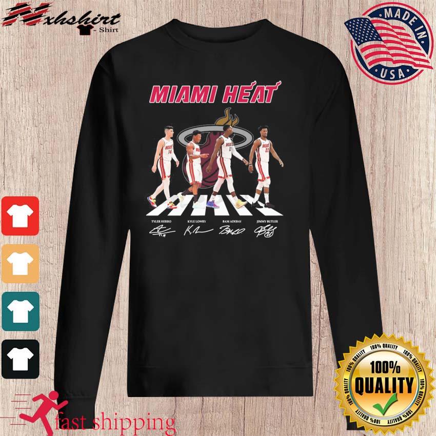 The Miami Abbey Road T Shirt, Signature Of Member NBA Basketball