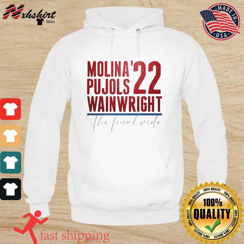 St. Louis Cardinals the final ride Molina Pujols Wainwright shirt