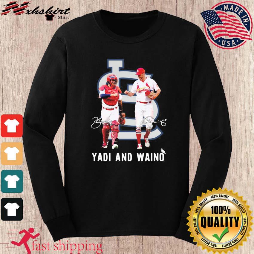 St. Louis Cardinals 2022 Farewell Tour Waino Yadi Signed Shirt