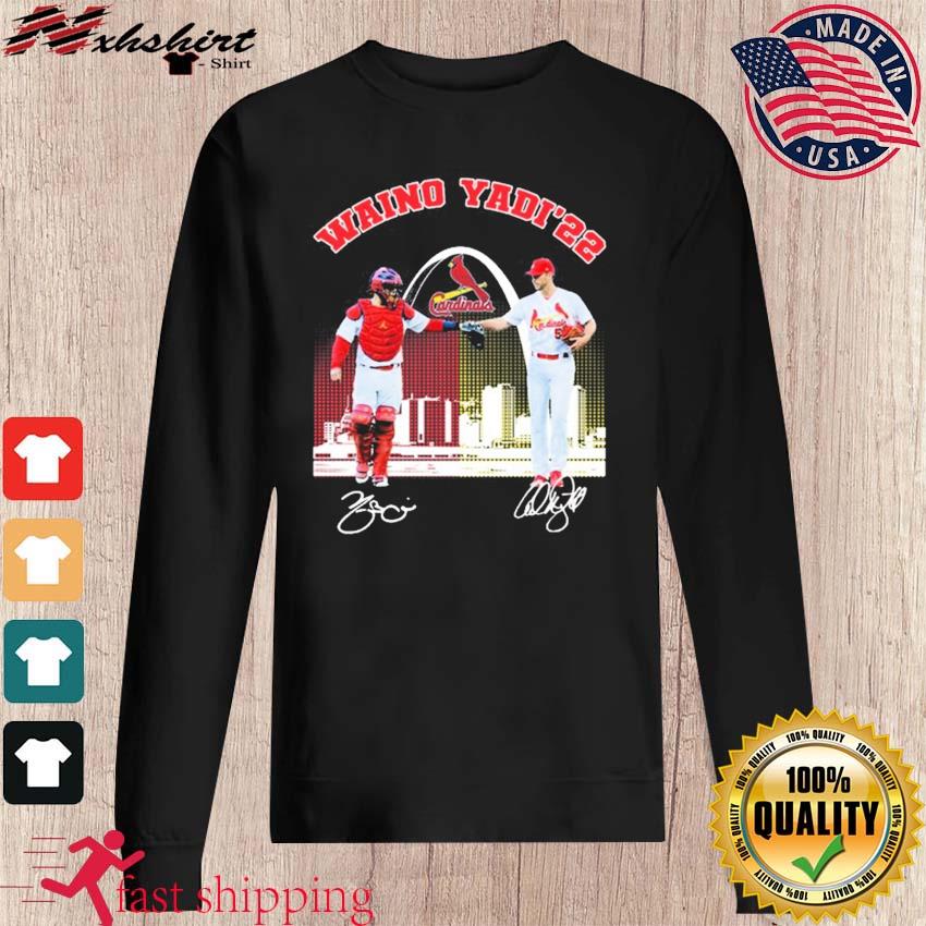 St Louis Cardinals Yadier Molina, Adam Wainwright Waino Yadi '22 Signatures  Shirt, hoodie, sweater, long sleeve and tank top