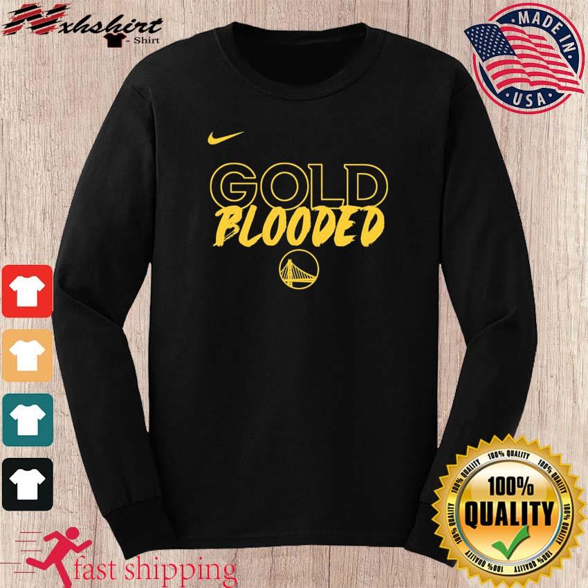 Golden State Warriors 2022 NBA Playoffs Gold Blooded Shirt + Hoodie