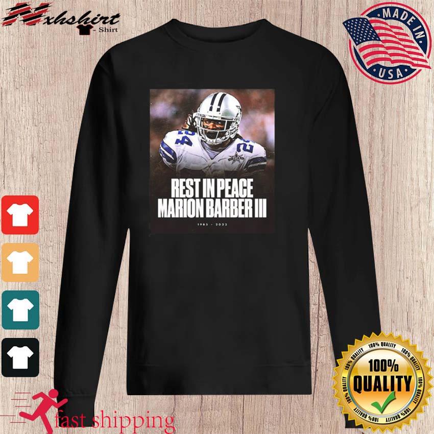 Rest In Peace Marion Barber III Dallas Cowboys 1983-2022 shirt, hoodie,  sweater, long sleeve and tank top