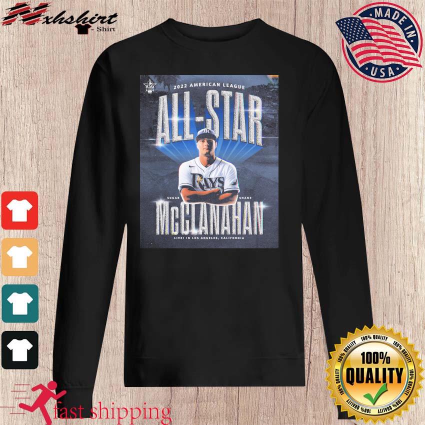 Sugar Shane McClanahan Tampa Bay Rays 2022 American League All Star  Mid-Summer Classic shirt, hoodie, sweater, long sleeve and tank top